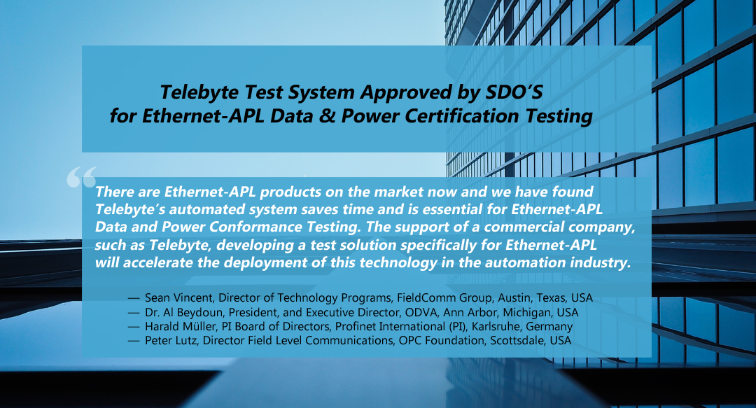 TelebyteSPE – Single Pair Ethernet Testing Solutions